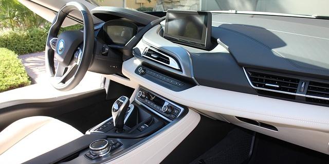 interior of electric vehicle