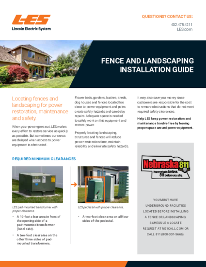 Fence and landscaping installation guide