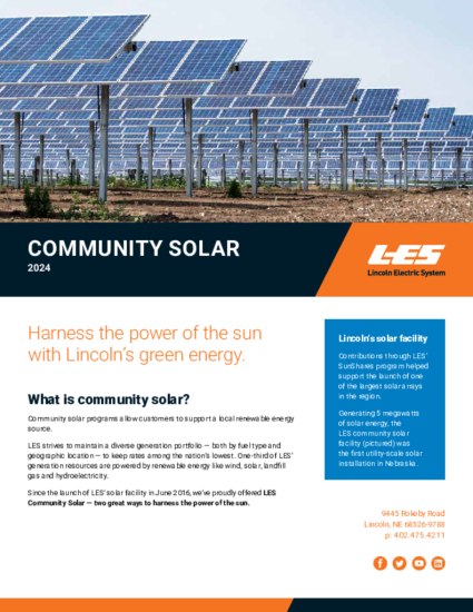 LES community solar