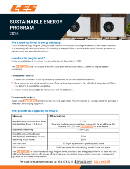 Overview of the Sustainable Energy Program