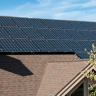 Rooftop solar panels