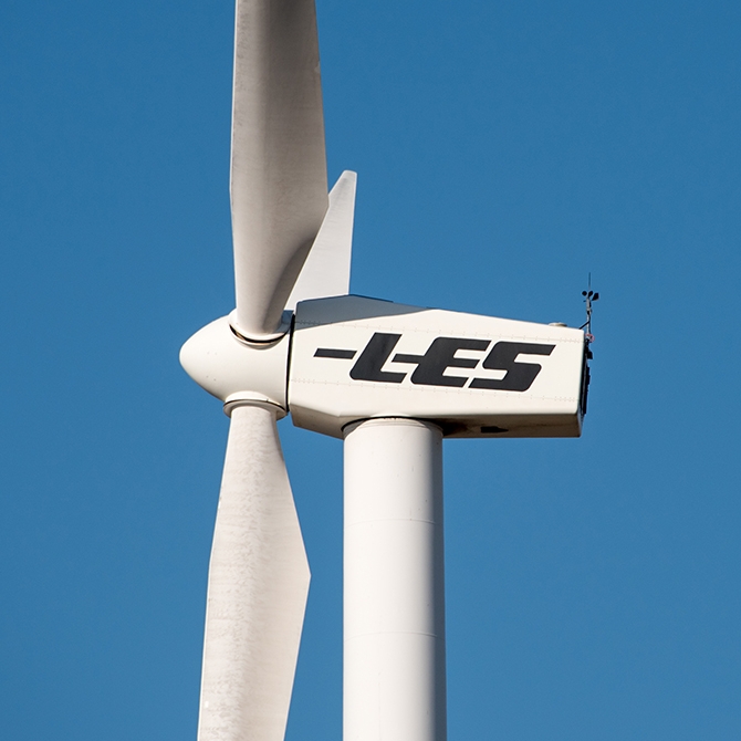 LES wind turbine